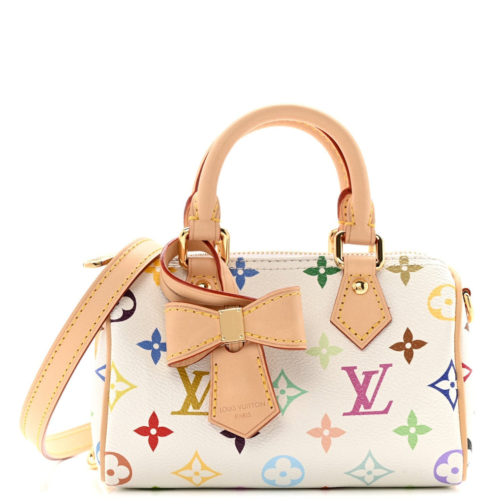 LV X TM Monogram Multicolor Nano Speedy White