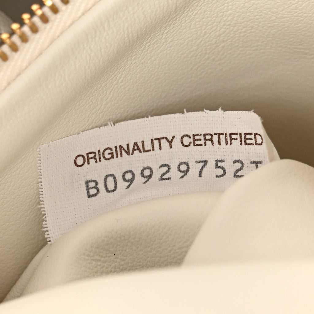 Nappa Intrecciato Small Jodie Hobo White