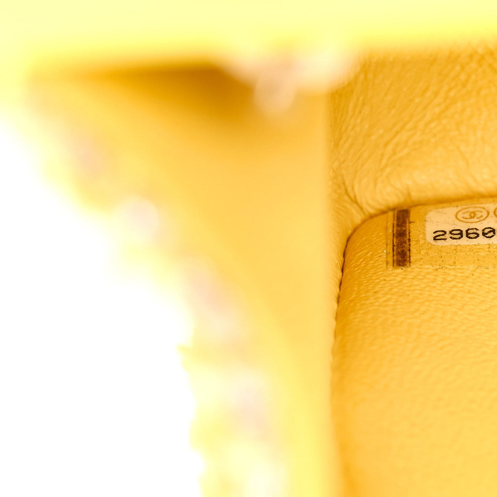 Tweed Quilted 2.55 Reissue Mini Flap Yellow