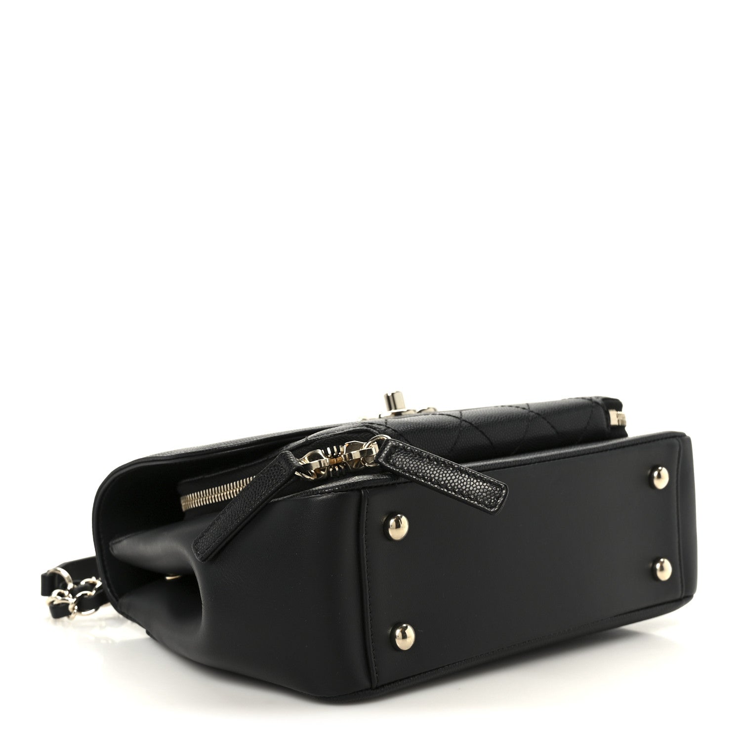 Caviar Quilted Medium Business Affinity Flap Black