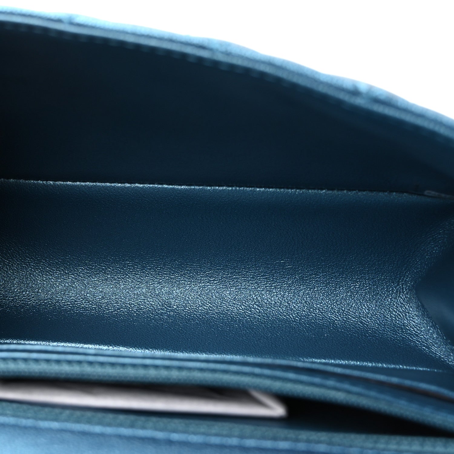 Metallic Sheepskin Quilted 2.55 Reissue Mini Flap Blue