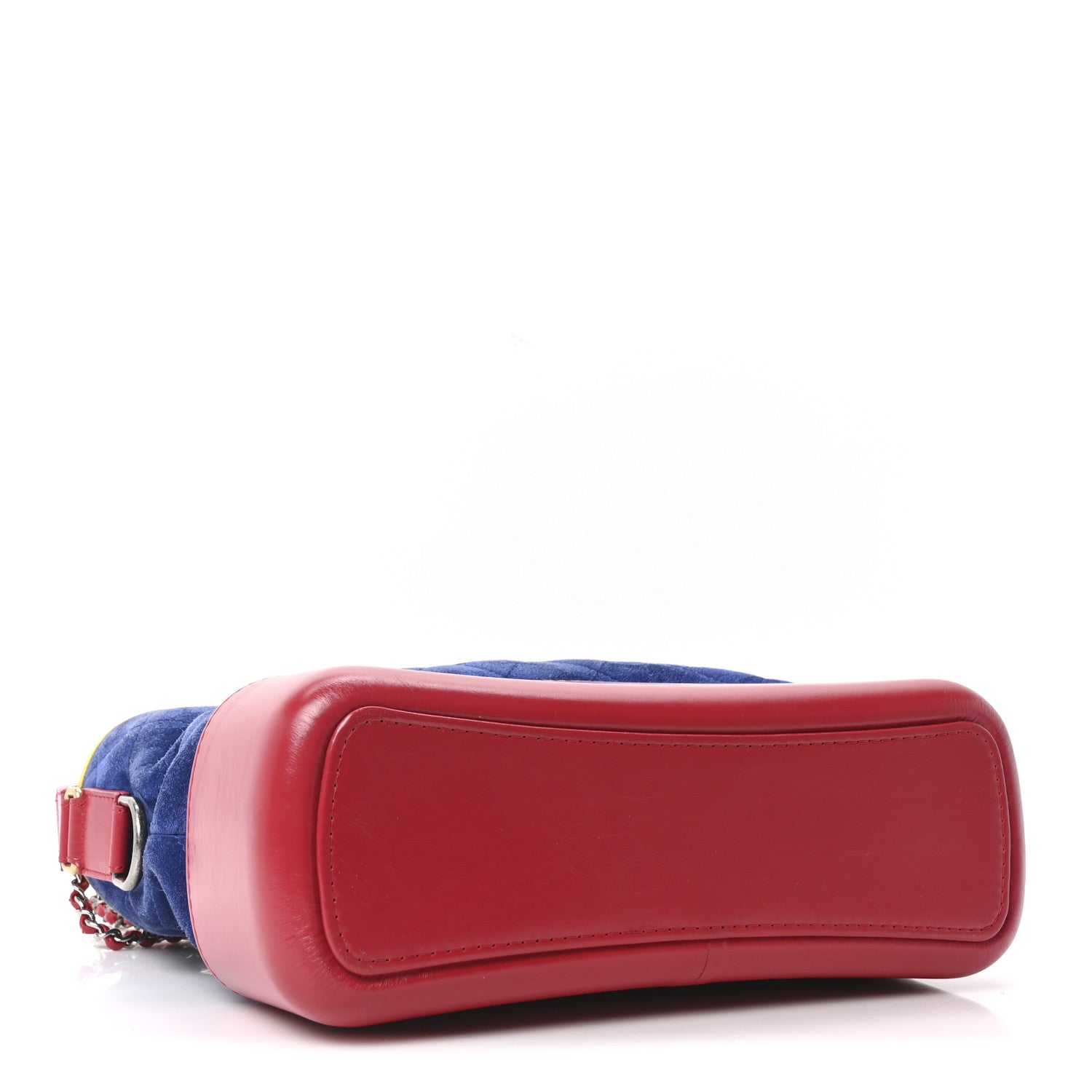 Suede Calfskin Quilted Medium Gabrielle Hobo Red Blue Yellow