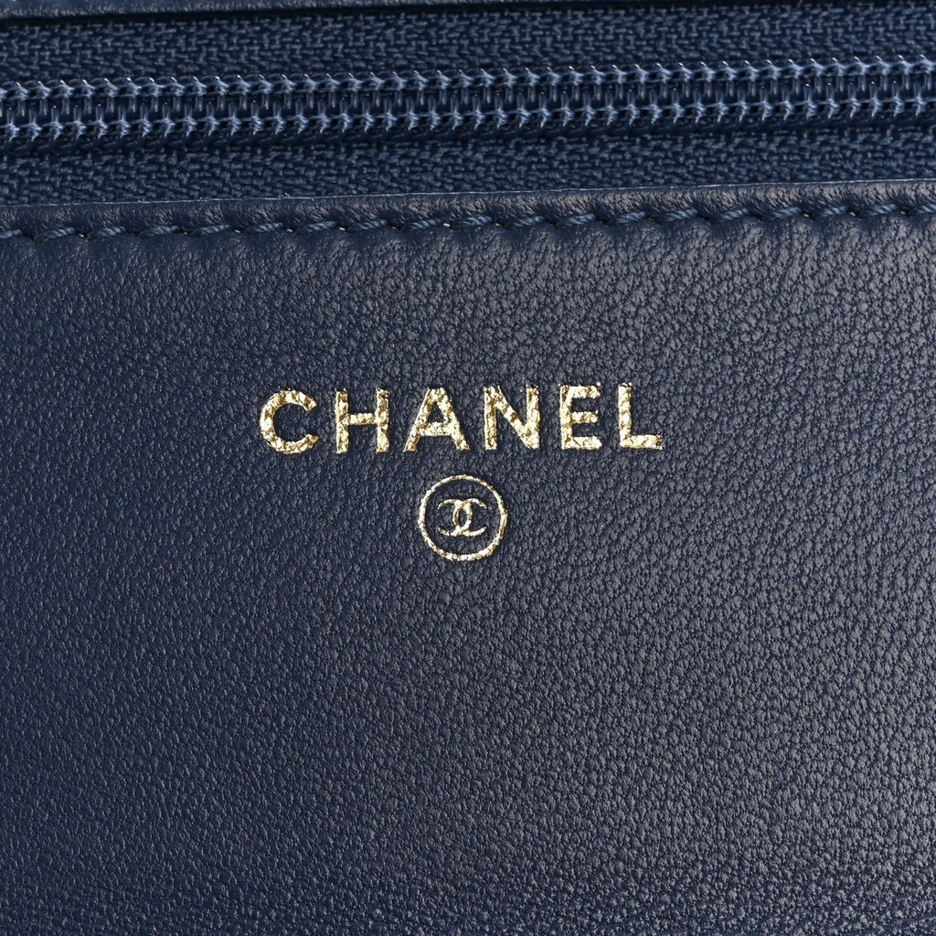 Snakeskin Wallet On Chain WOC Blue