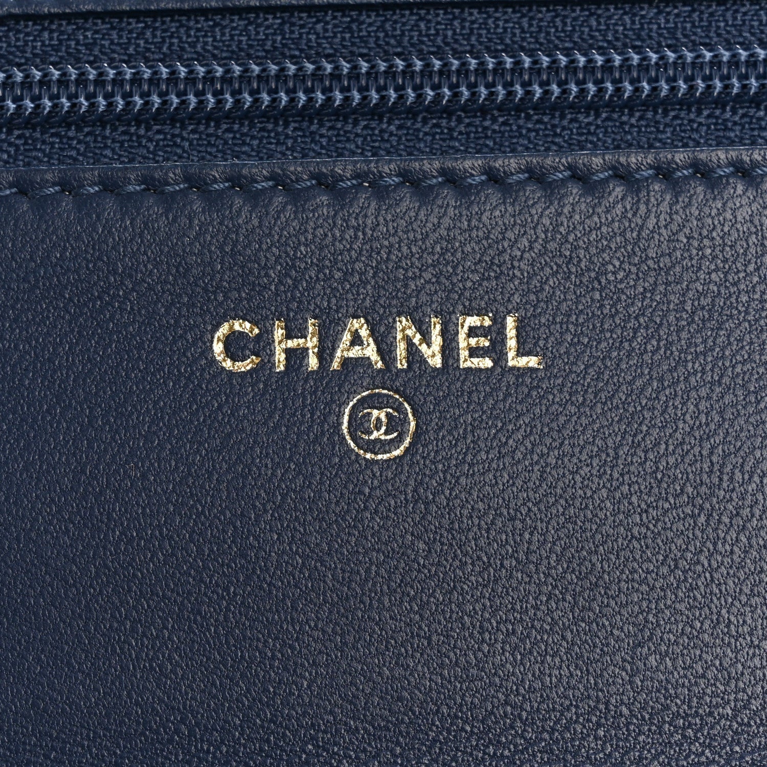 Snakeskin Wallet On Chain WOC Blue
