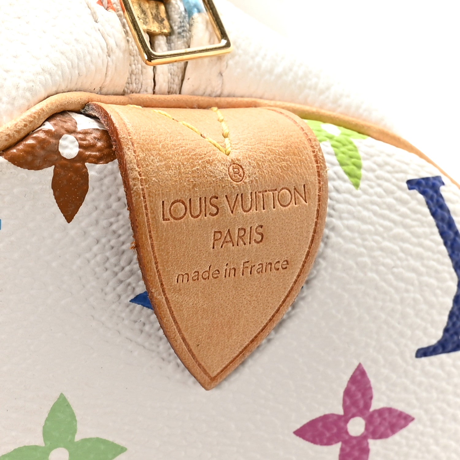 Monogram Multicolor Speedy 30 White