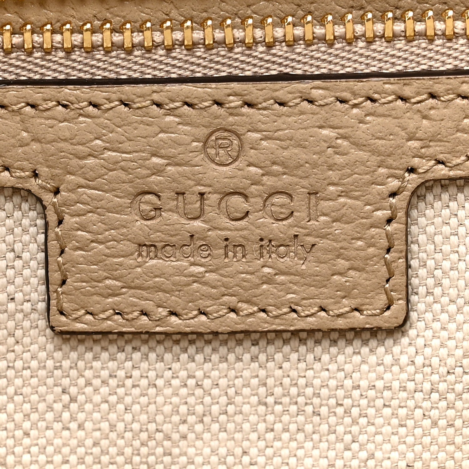 GG Supreme Monogram Textured Dollar Calfskin Web Medium Ophidia Shopping Tote Beige Mystic White Oatmeal