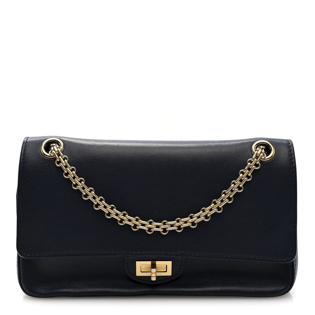 Calfskin Nude 2.55 Reissue 225 Flap Blue