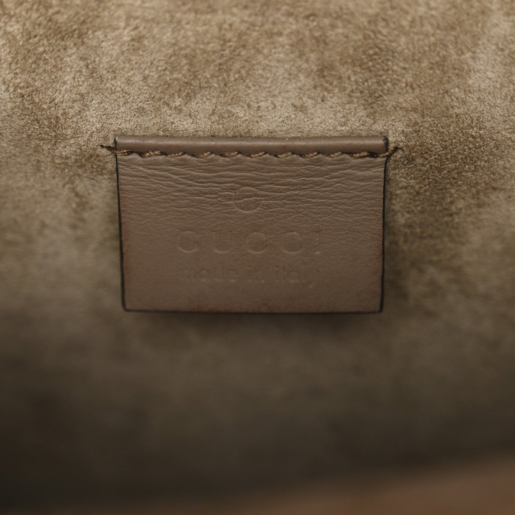 GG Supreme Monogram Mini Dionysus Shoulder Bag Taupe