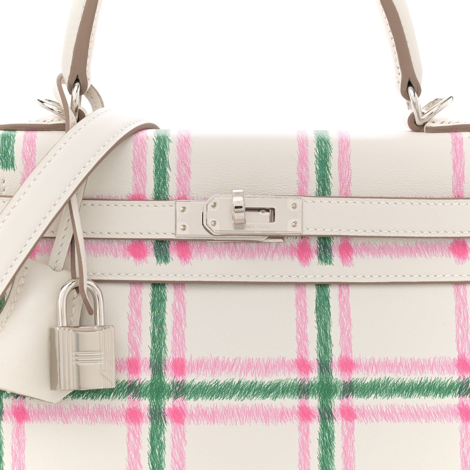 Swift Tartan Kelly Retourne 25 Gris Pale Rose Bubblegum Vert Moyen