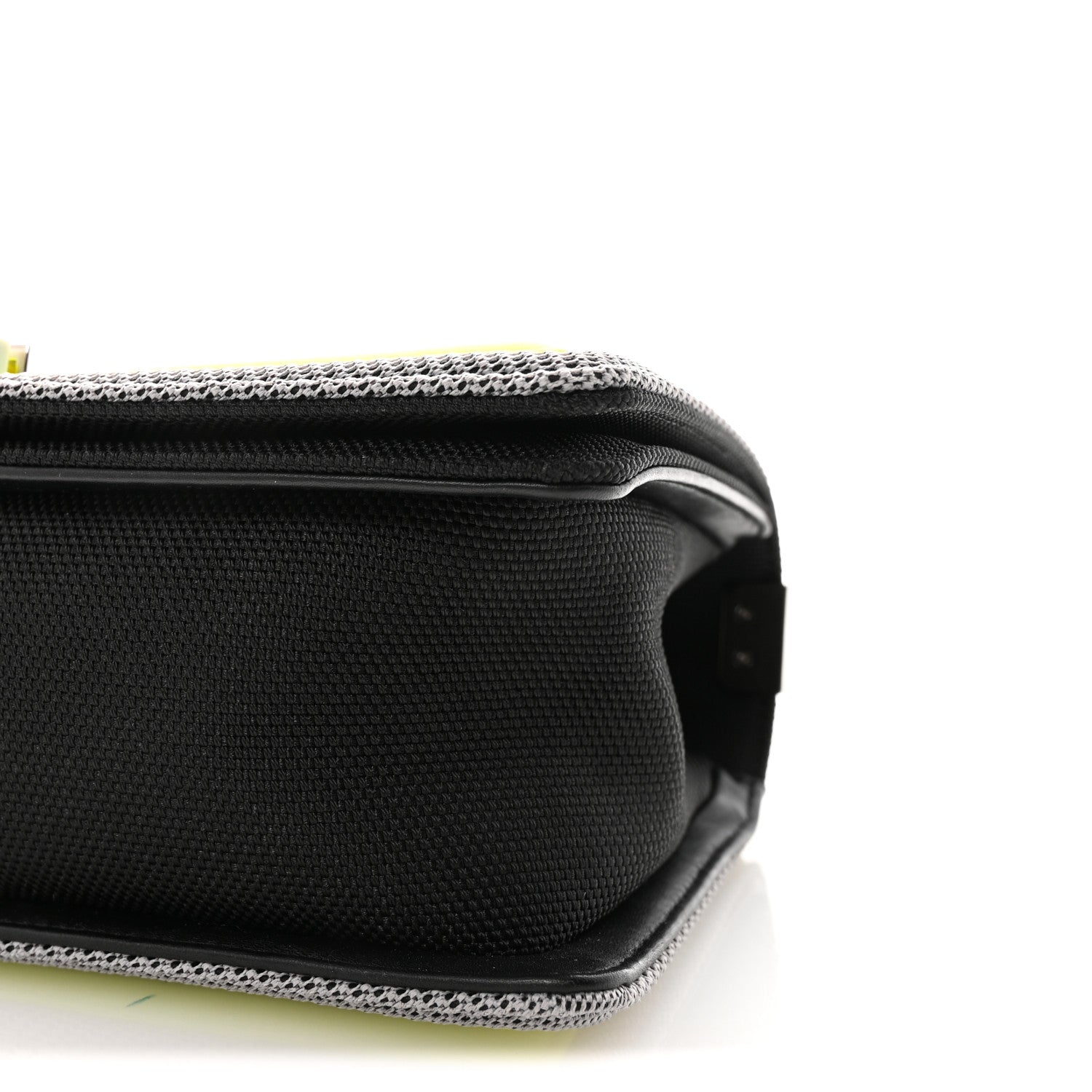 Canvas Quilted Medium Fluo Boy Flap Black Grey Yellow