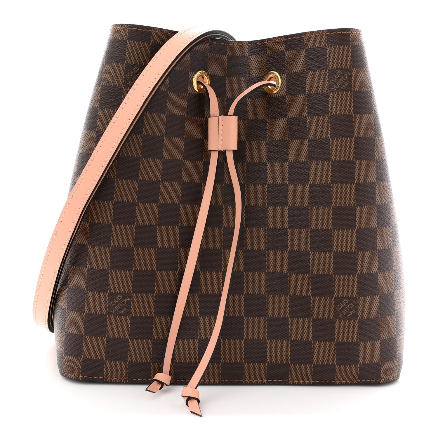 Damier Ebene Neonoe MM Venus Pink