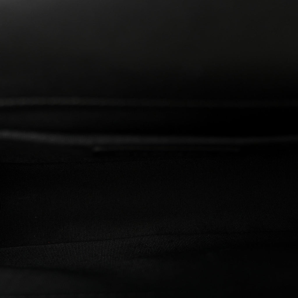 Calfskin Quilted Medium Boy Flap Black