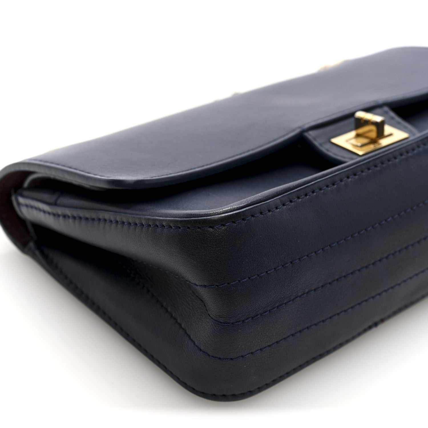 Calfskin Nude 2.55 Reissue 225 Flap Blue