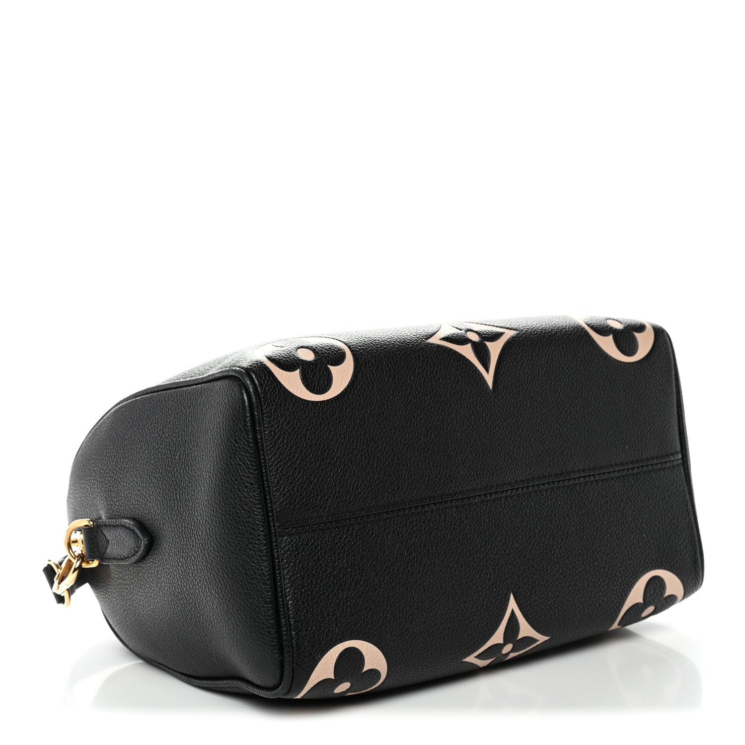 Empreinte Monogram Giant Speedy Bandouliere 25 Black Beige