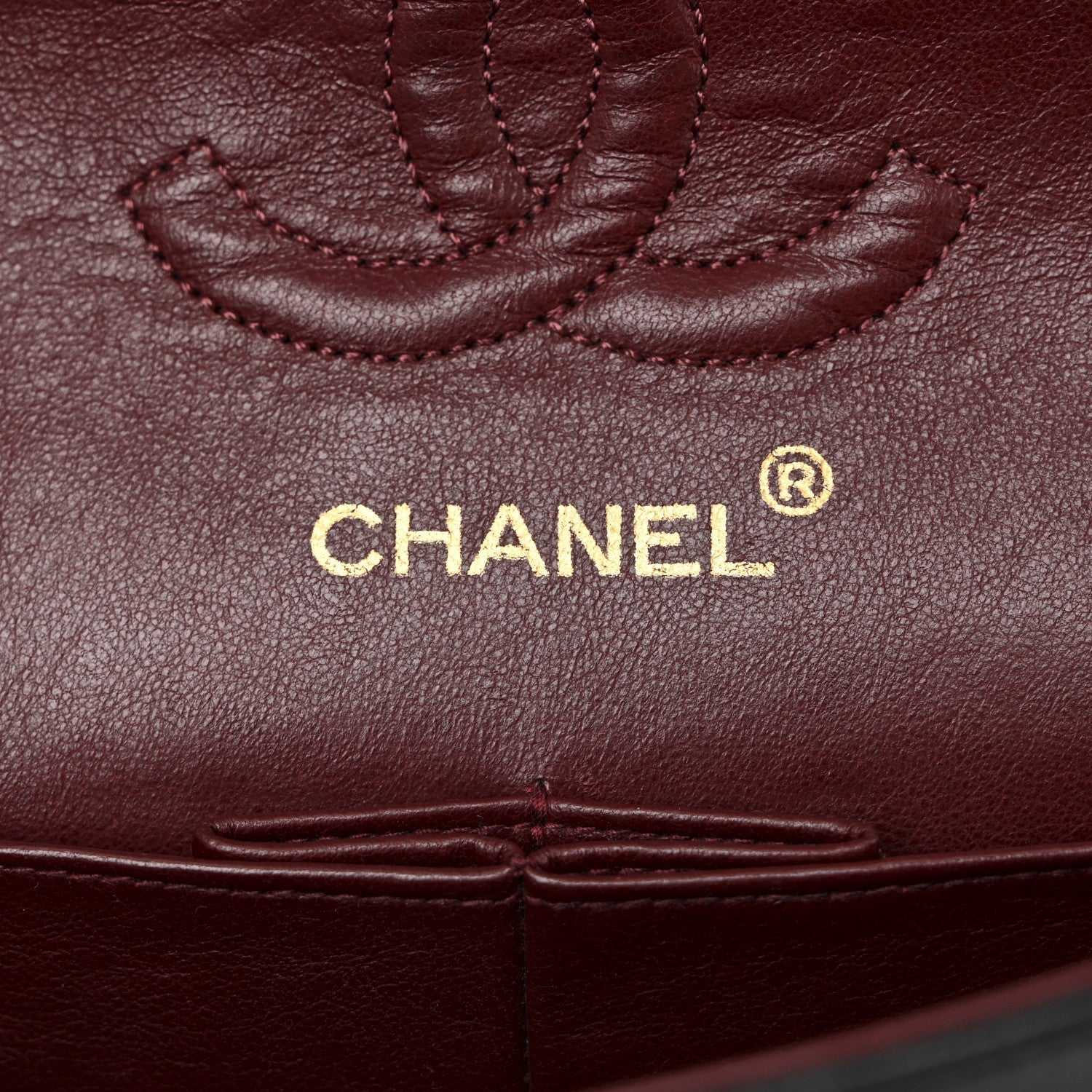 Lambskin Quilted Small Double Flap Black