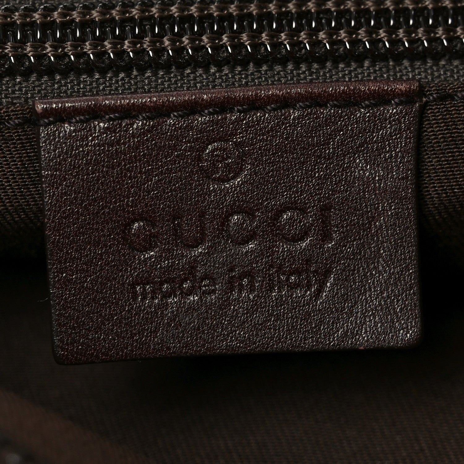 Guccissima Flat Messenger Bag Brown Dark Brown