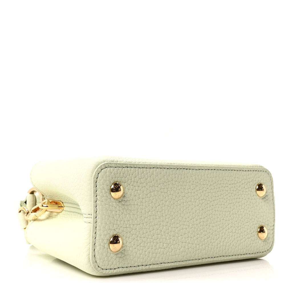 LV X TM Taurillon Mini Capucines Green