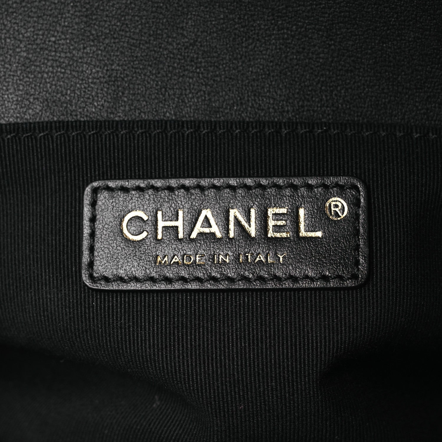Lambskin Quilted Medium Boy Flap Black