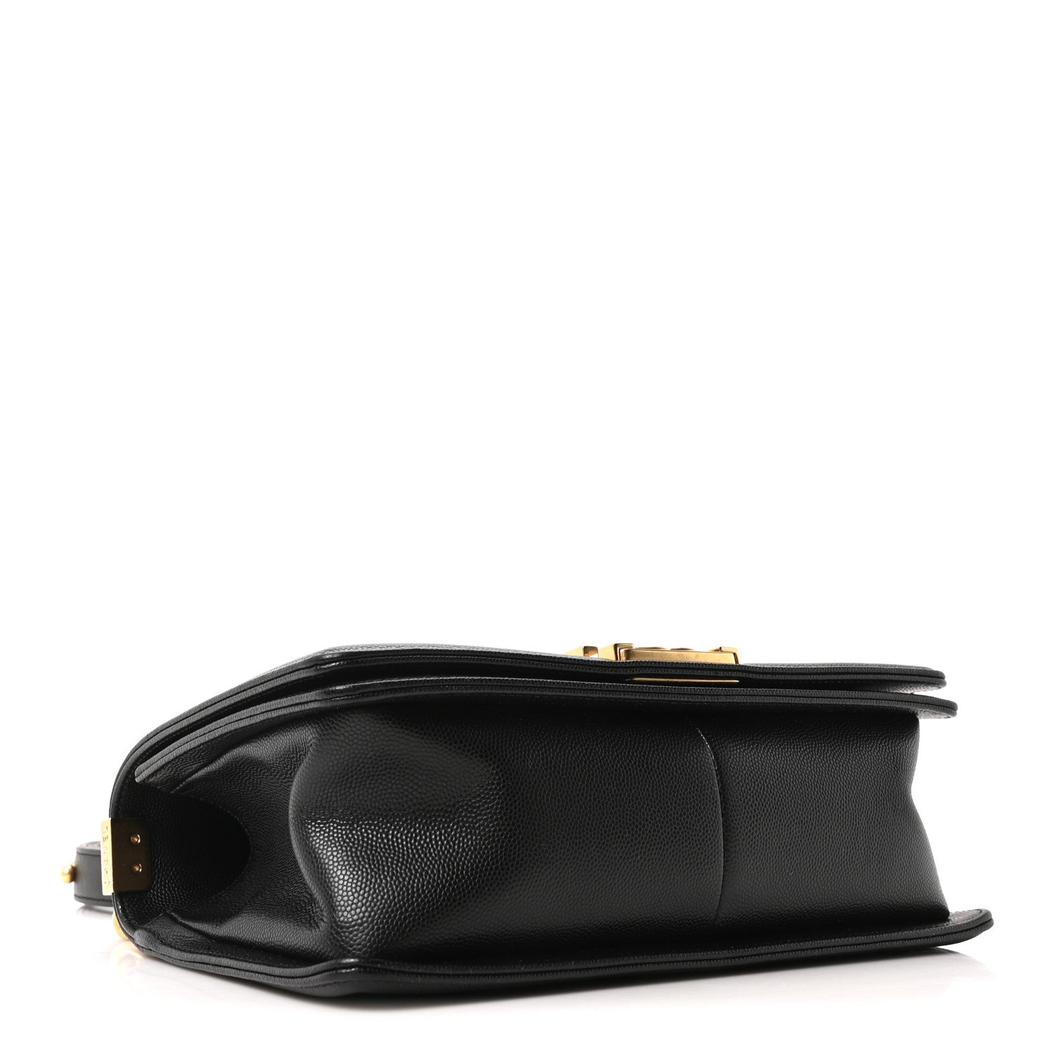 Caviar Quilted Medium Boy Flap Black