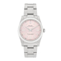 Stainless Steel 34mm Oyster Perpetual Watch Pink 124200