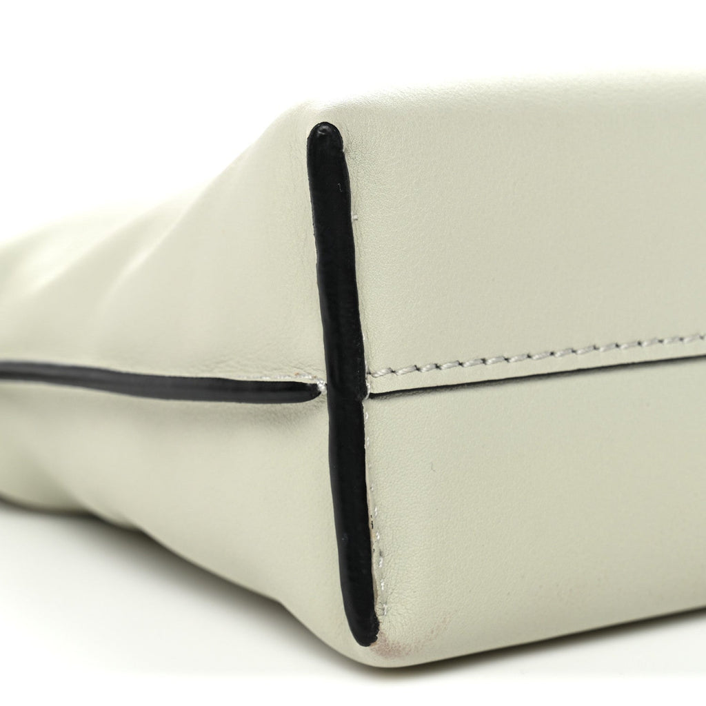 Calfskin Mini Flamenco Knot Clutch Light Celadon