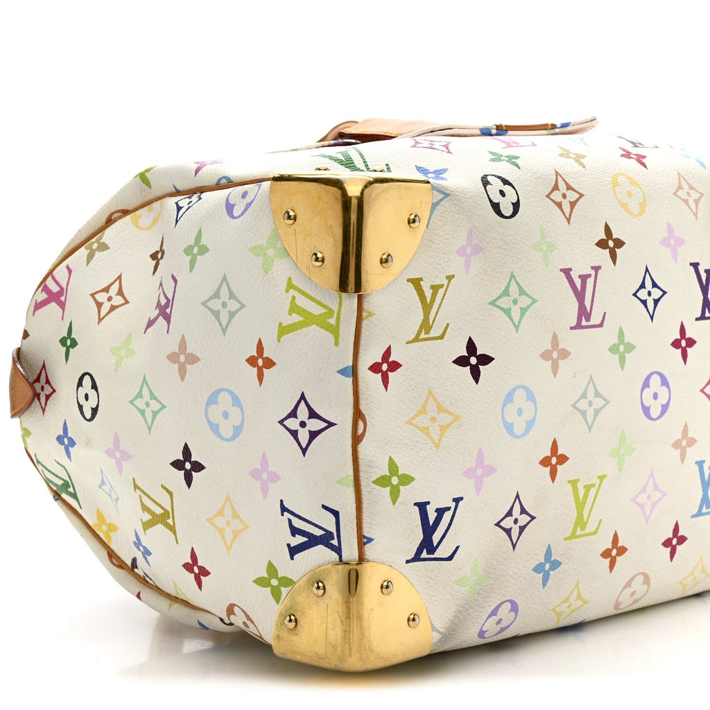 Monogram Multicolor Speedy 30 White
