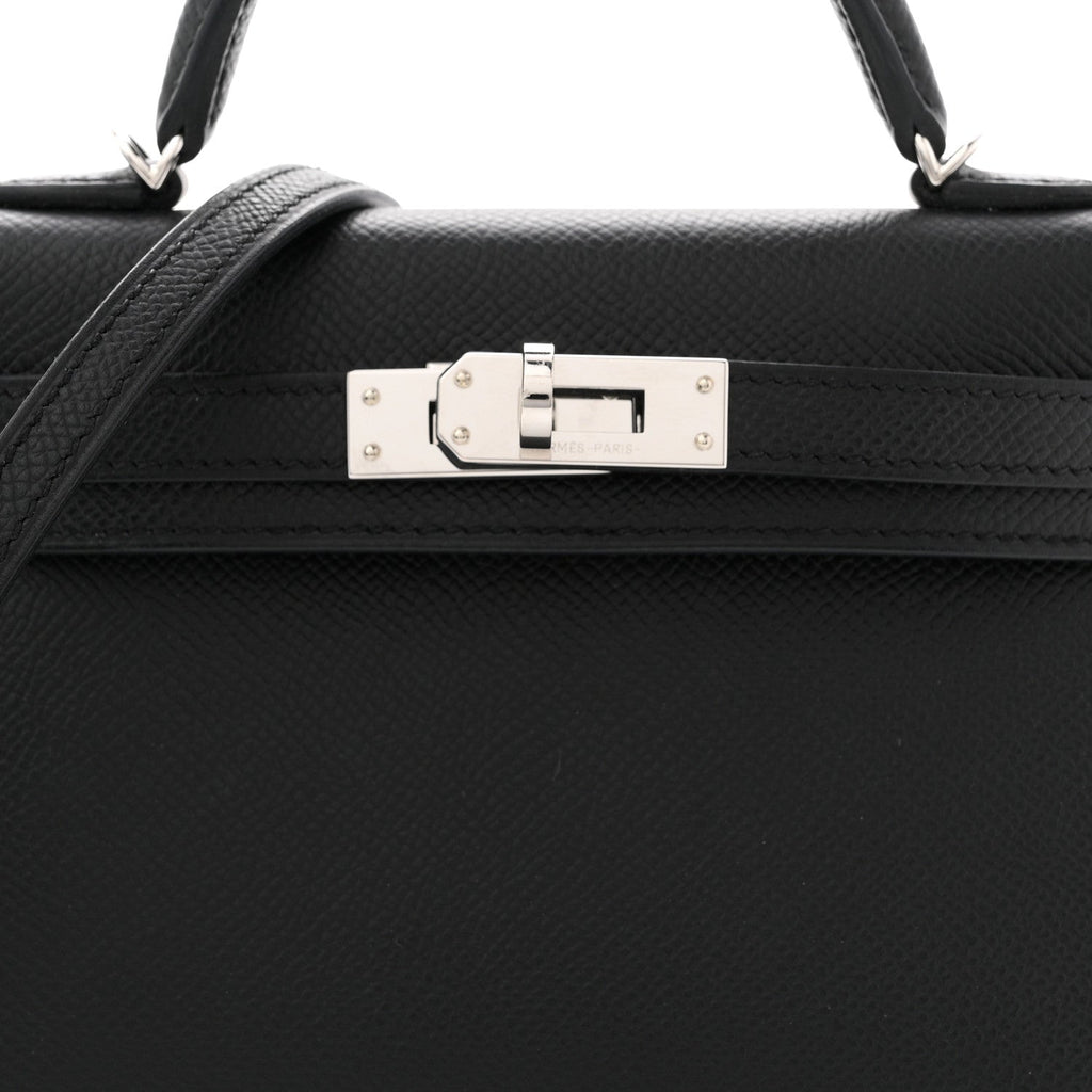 Epsom Mini Kelly Sellier 20 Black