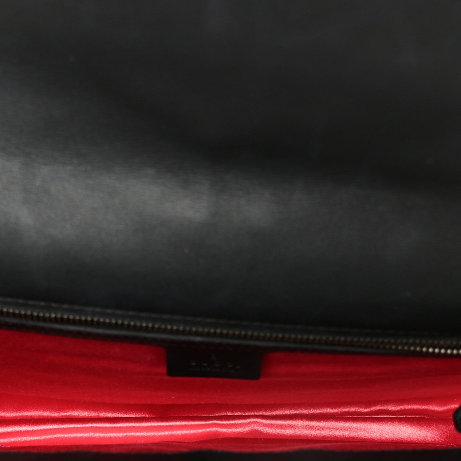 Velvet Matelasse GG Marmont Clutch Black