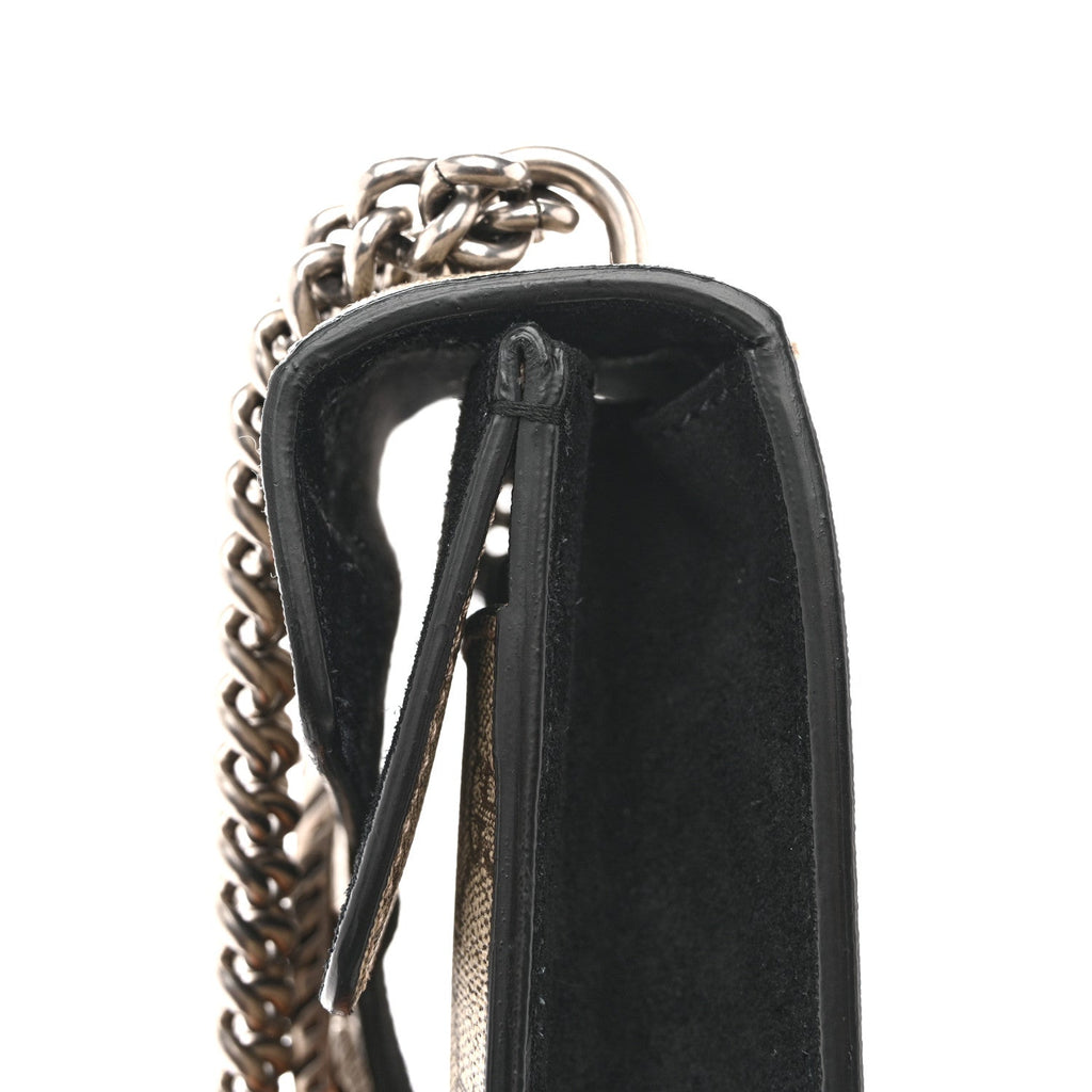 GG Supreme Monogram Mini Dionysus Shoulder Bag Black
