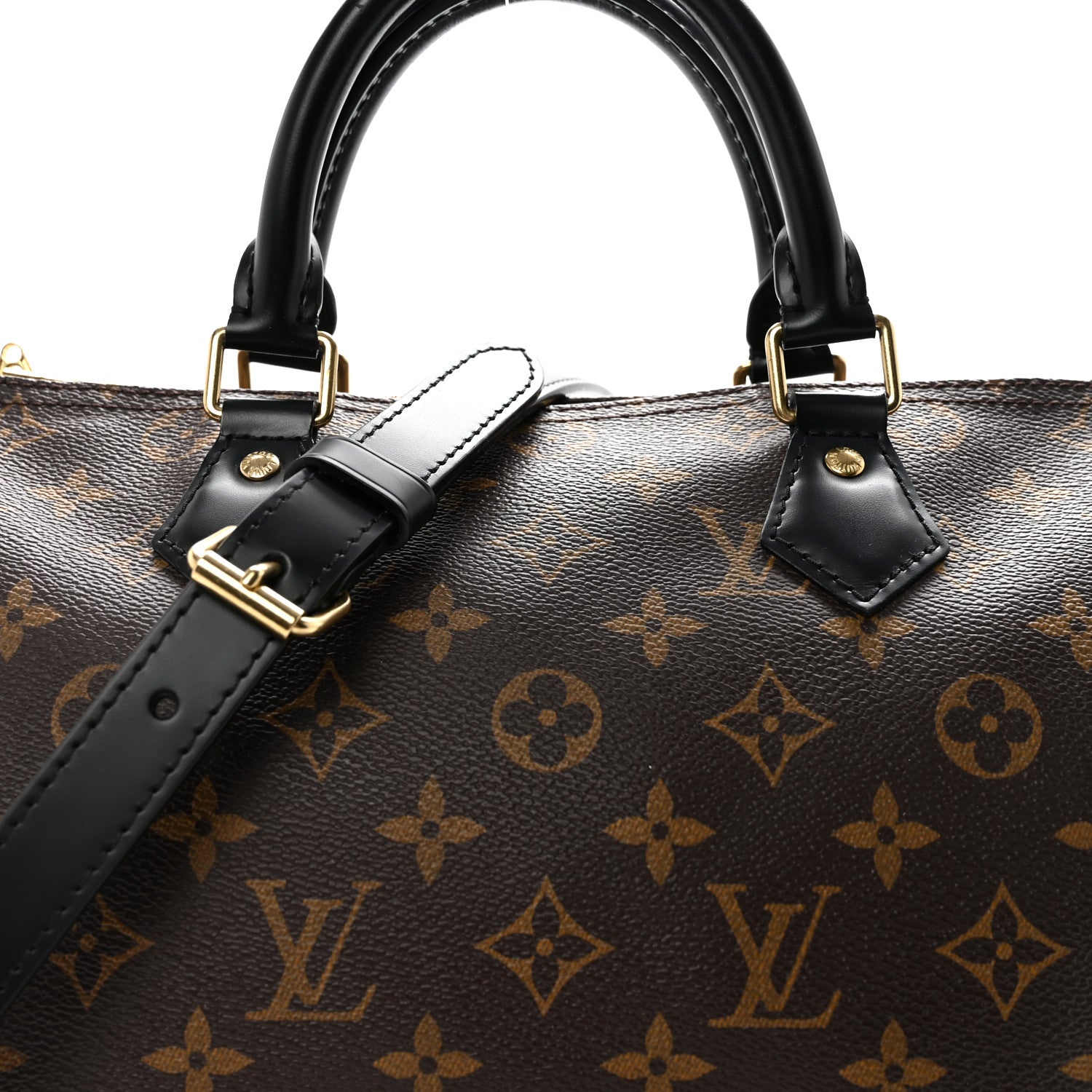 Monogram My World Tour Speedy Bandouliere 30 Black