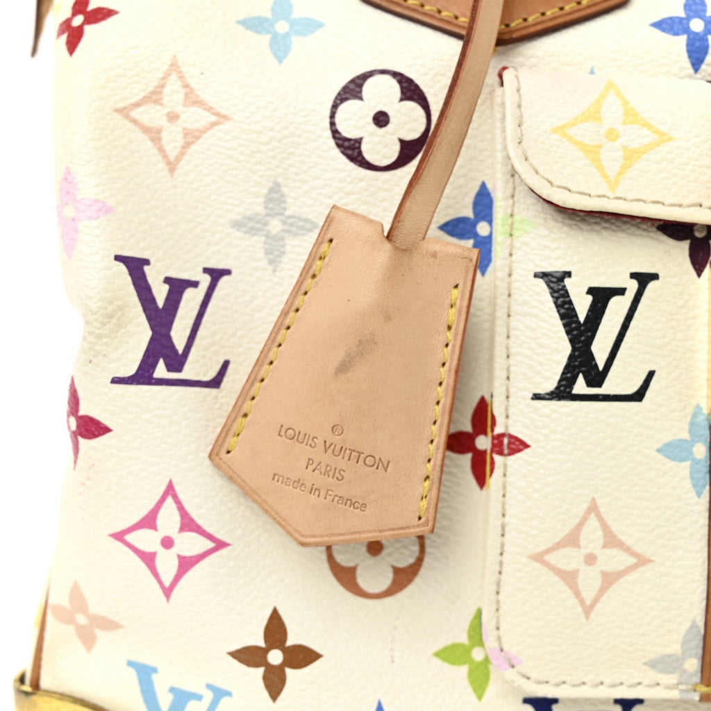 Monogram Multicolor Speedy 30 White