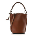 Calfskin Gate Bucket Bag Brown