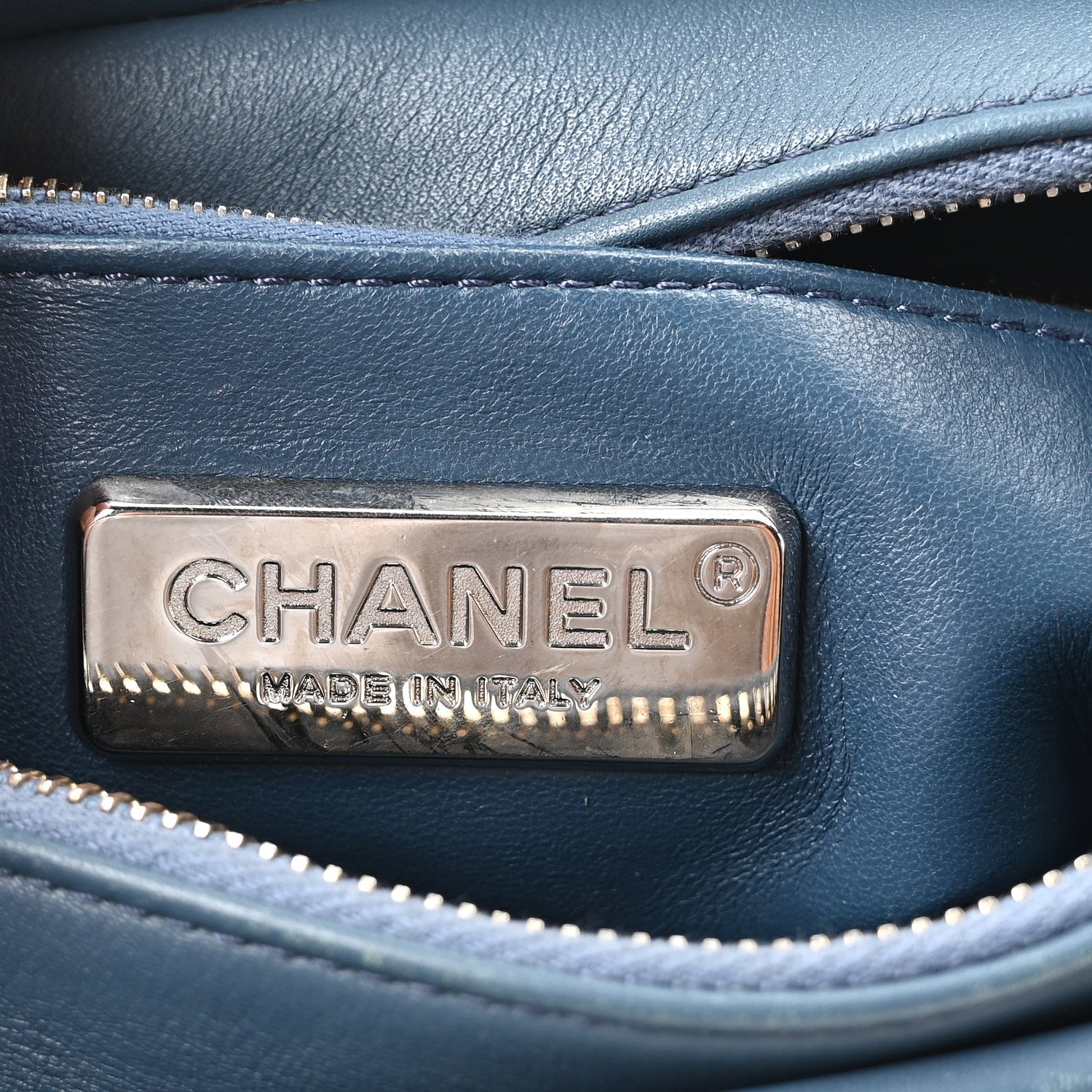 Snakeskin Small Gabrielle Hobo Blue