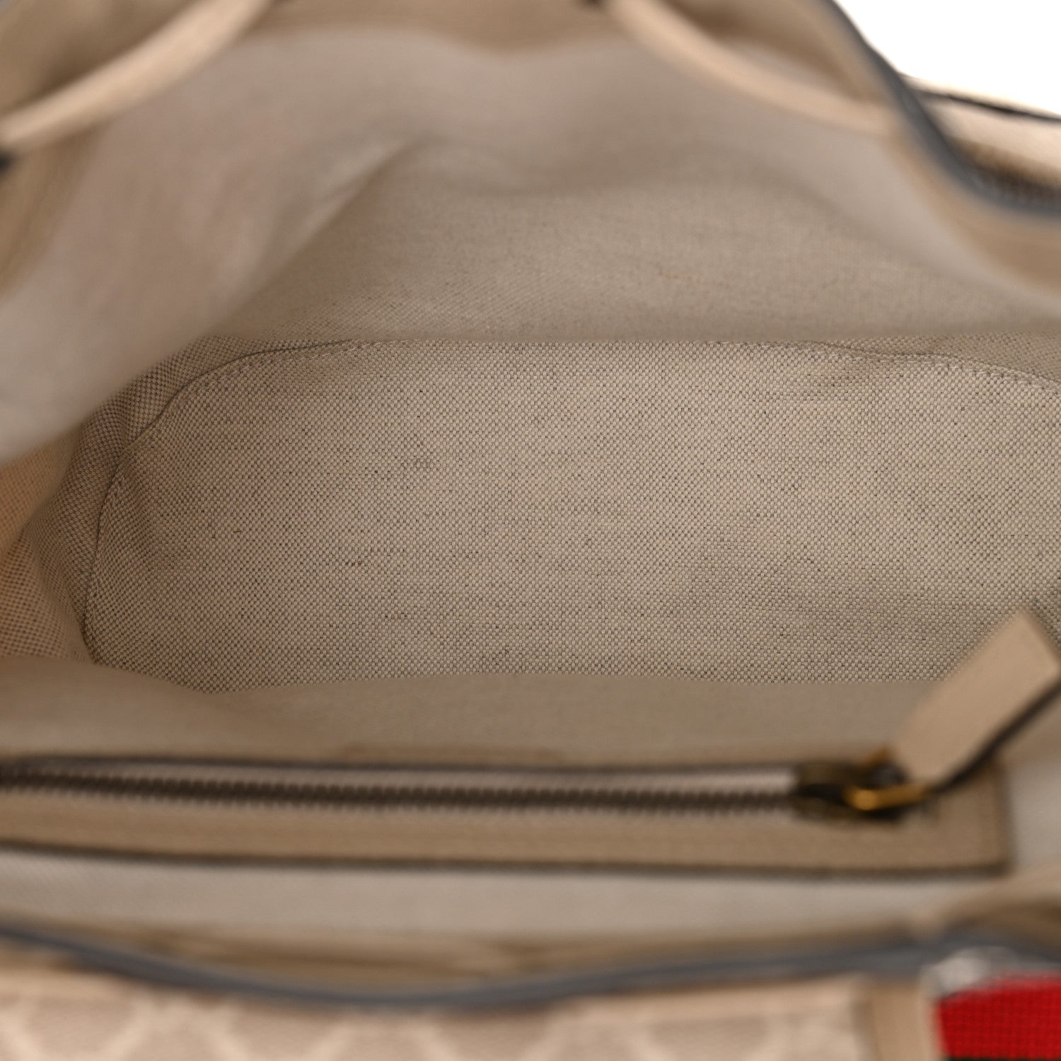 GG Supreme Monogram Azalea Calfskin Retro Interlocking G Buckle Backpack Beige Mystic White