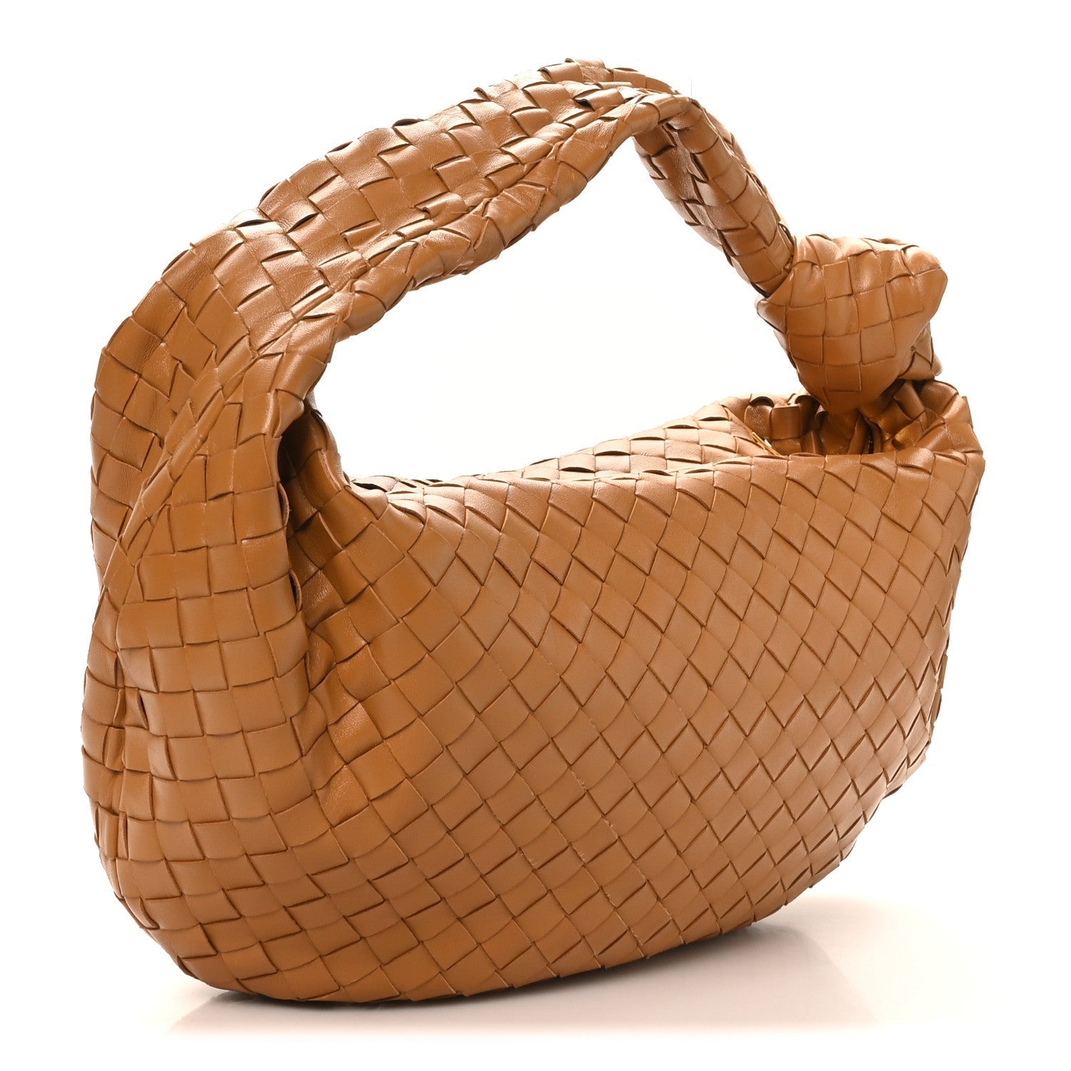 Nappa Intrecciato Small Jodie Caramel