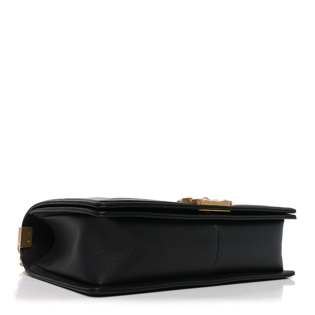 Caviar Quilted New Medium Boy Flap Black