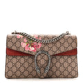 GG Supreme Monogram Blooms Small Dionysus Shoulder Bag Beige Multicolor Dry Rose