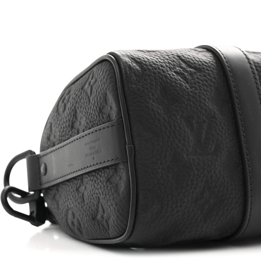 Monogram Taurillon Keepall Bandouliere 25 Black