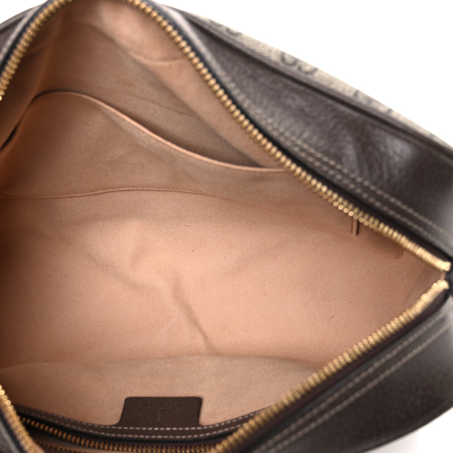 GG Supreme Monogram Web Small Ophidia Shoulder Bag Brown