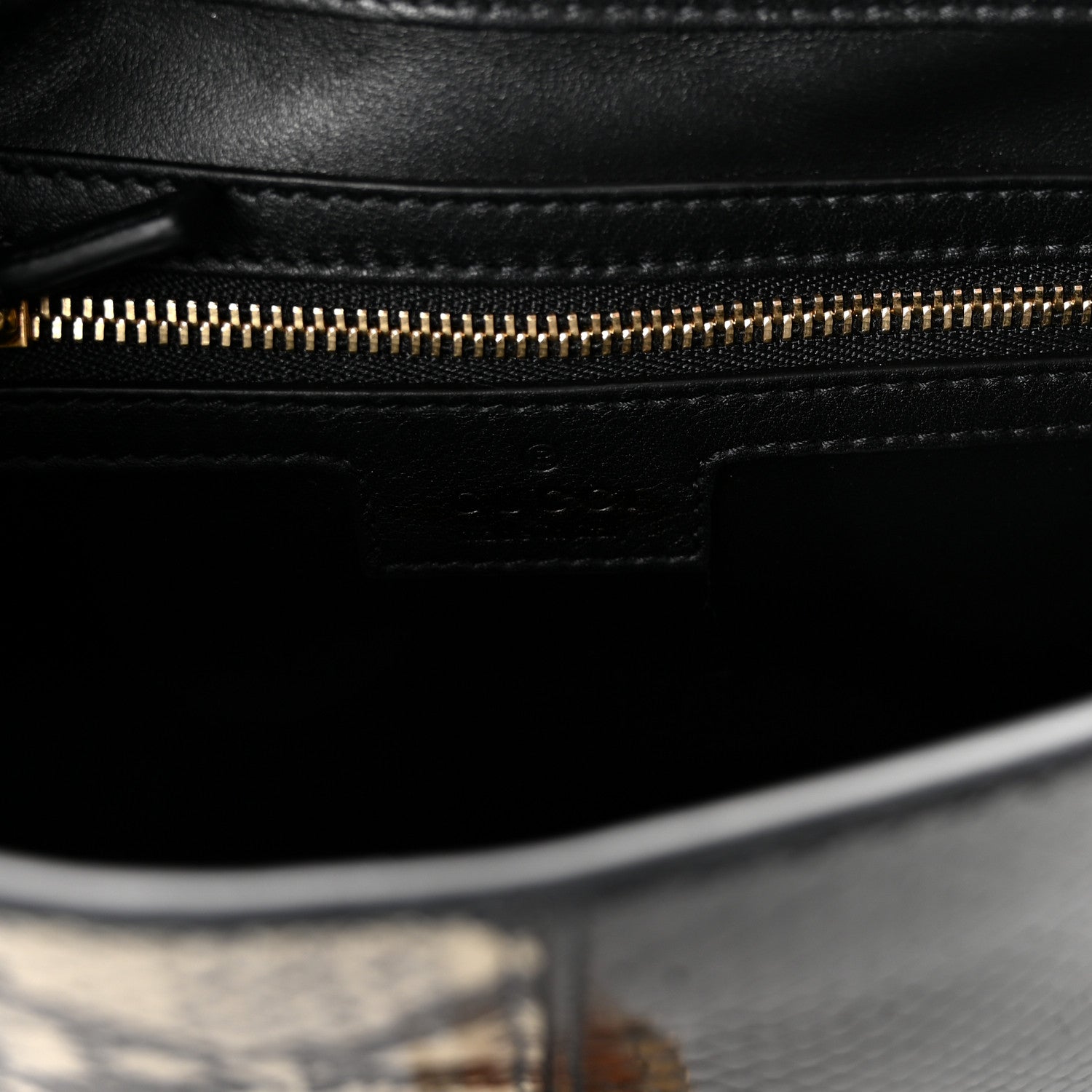 Snakeskin Small Jackie 1961 Hobo Black Beige