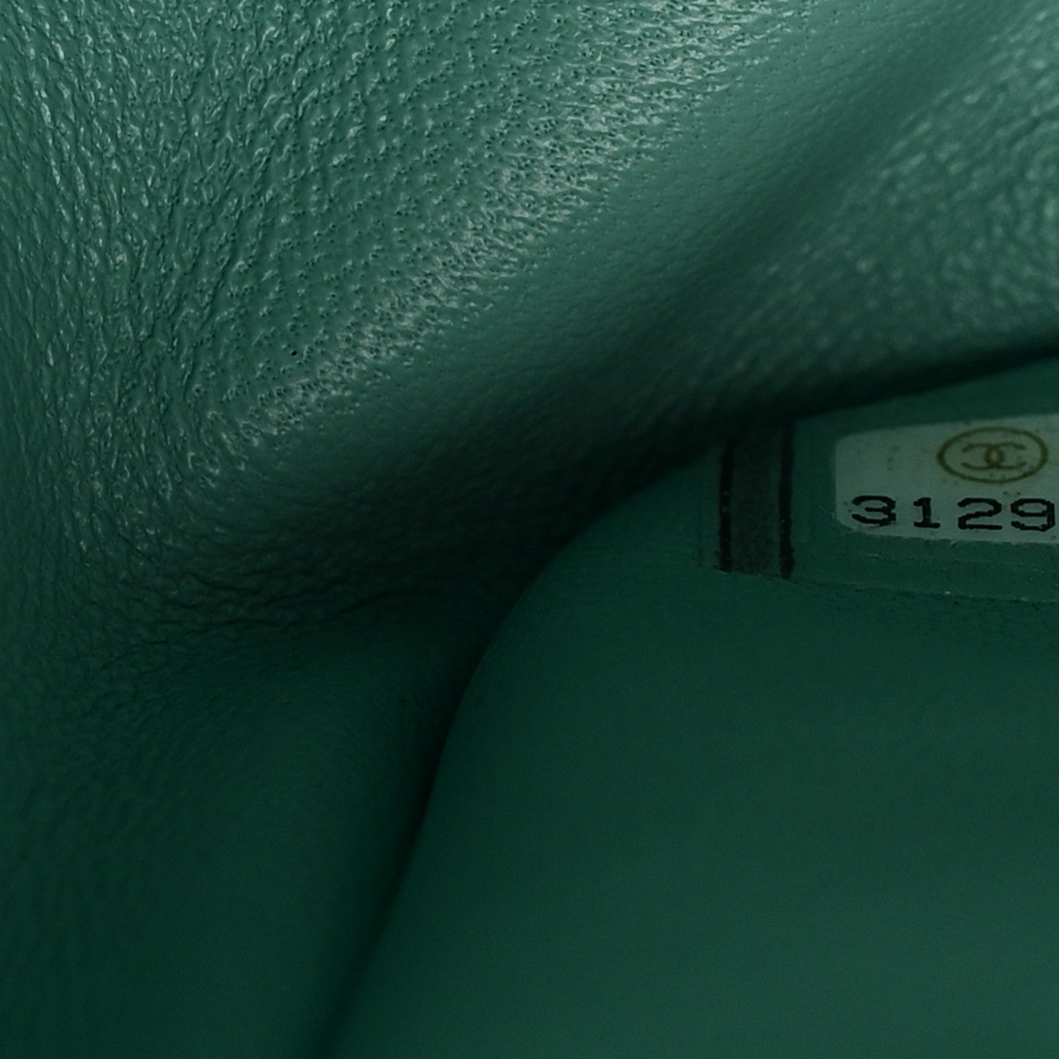 Caviar Quilted Jumbo Double Flap Light Green