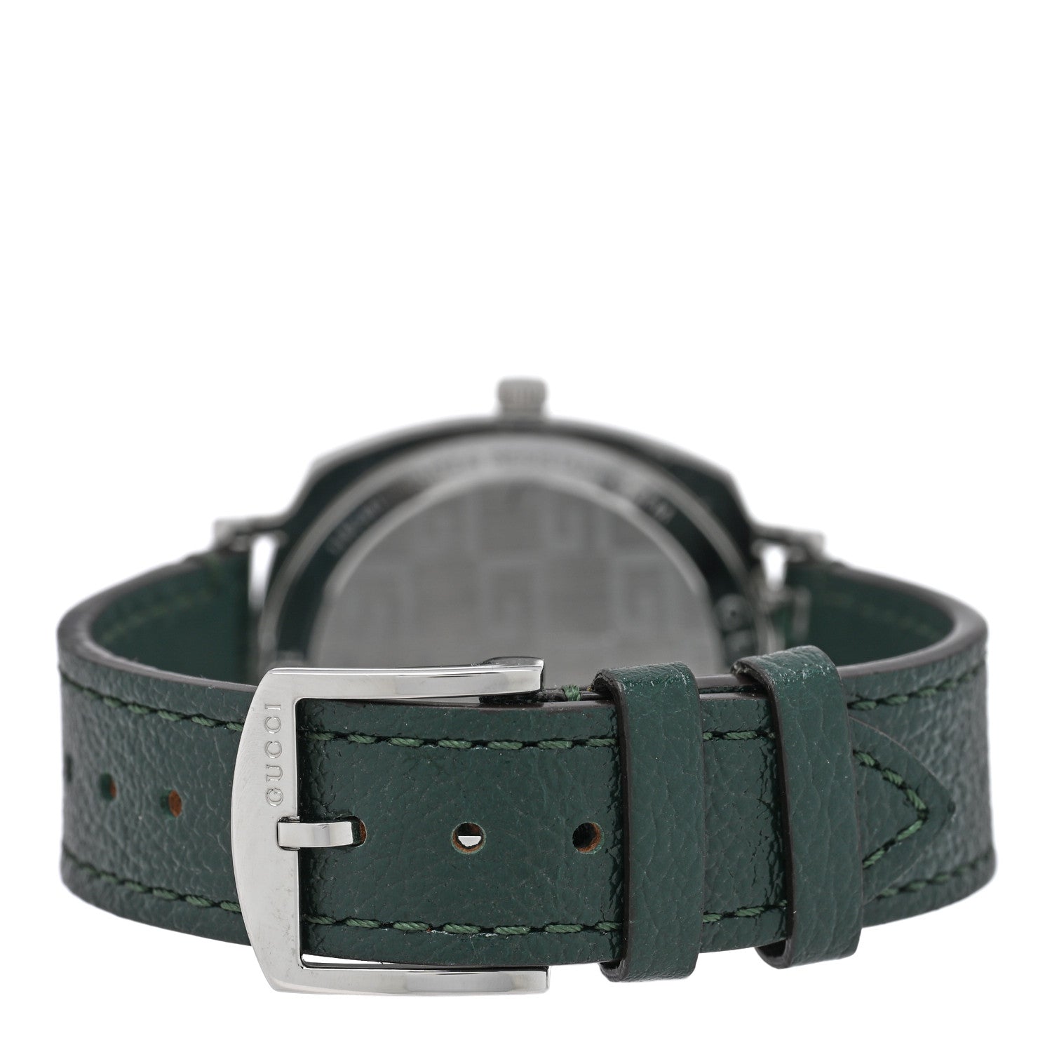 Stainless Steel Calfskin 35mm Grip Quartz Watch Green