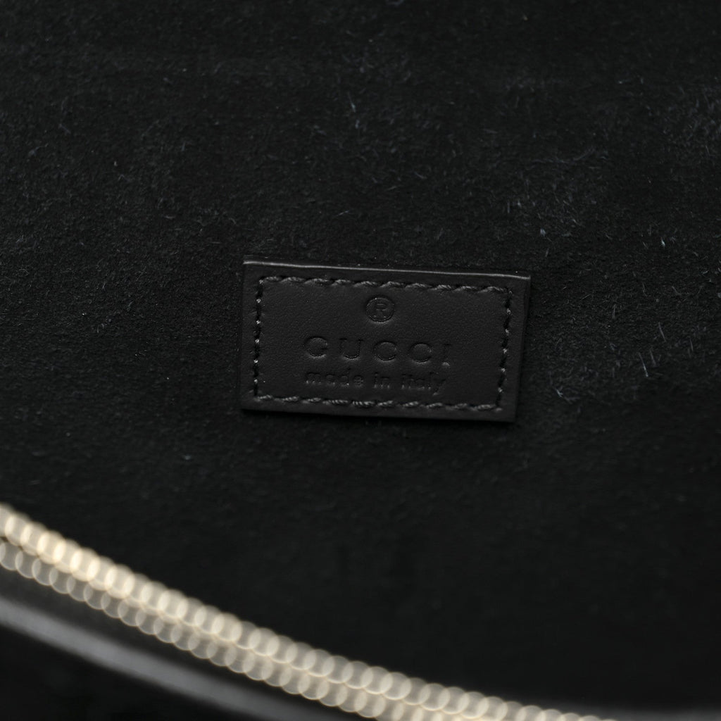 GG Supreme Monogram Small Dionysus Shoulder Bag Black