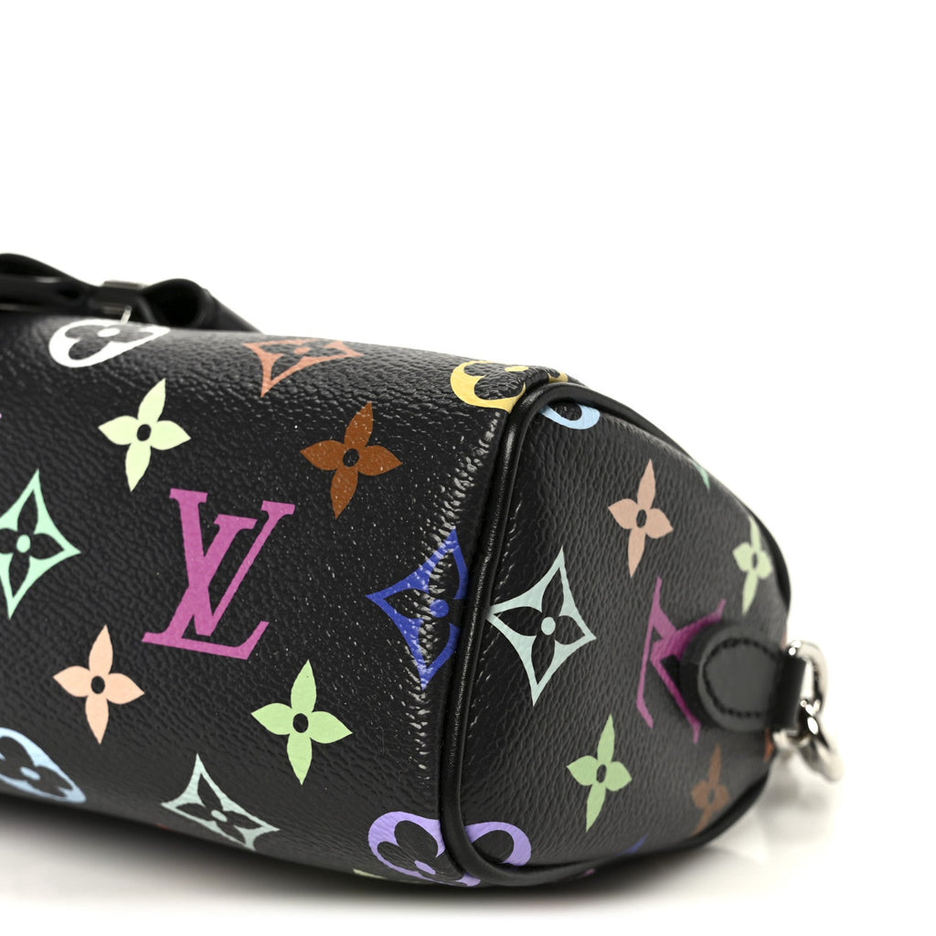 LV X TM Monogram Multicolor Nano Speedy Black