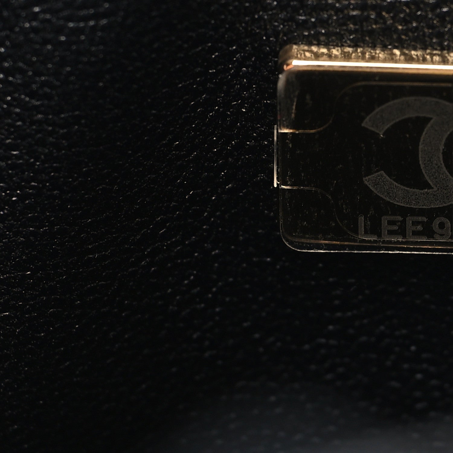 Lambskin Quilted Mini Rectangular Flap Black