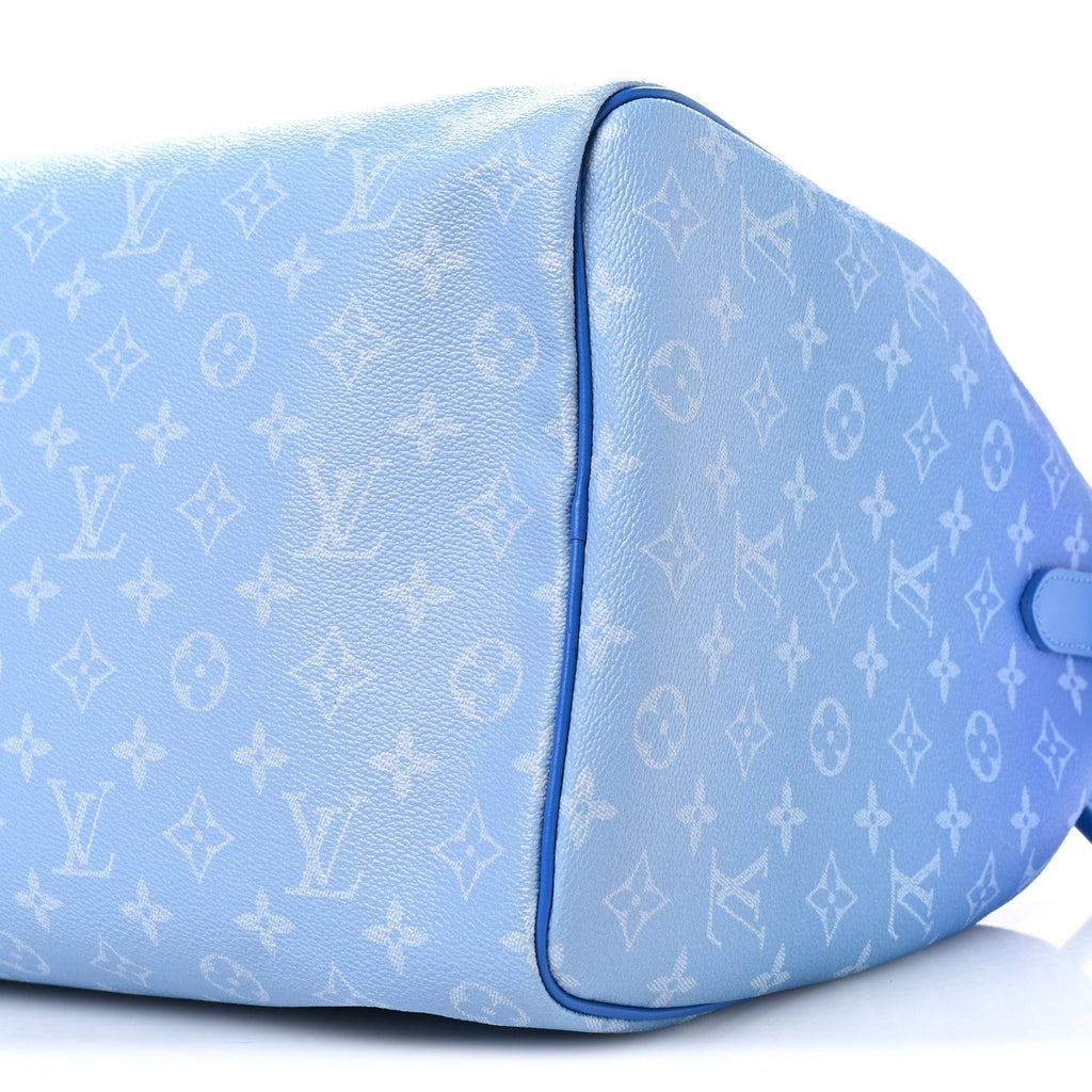 Monogram Clouds Keepall Bandouliere 50 Blue