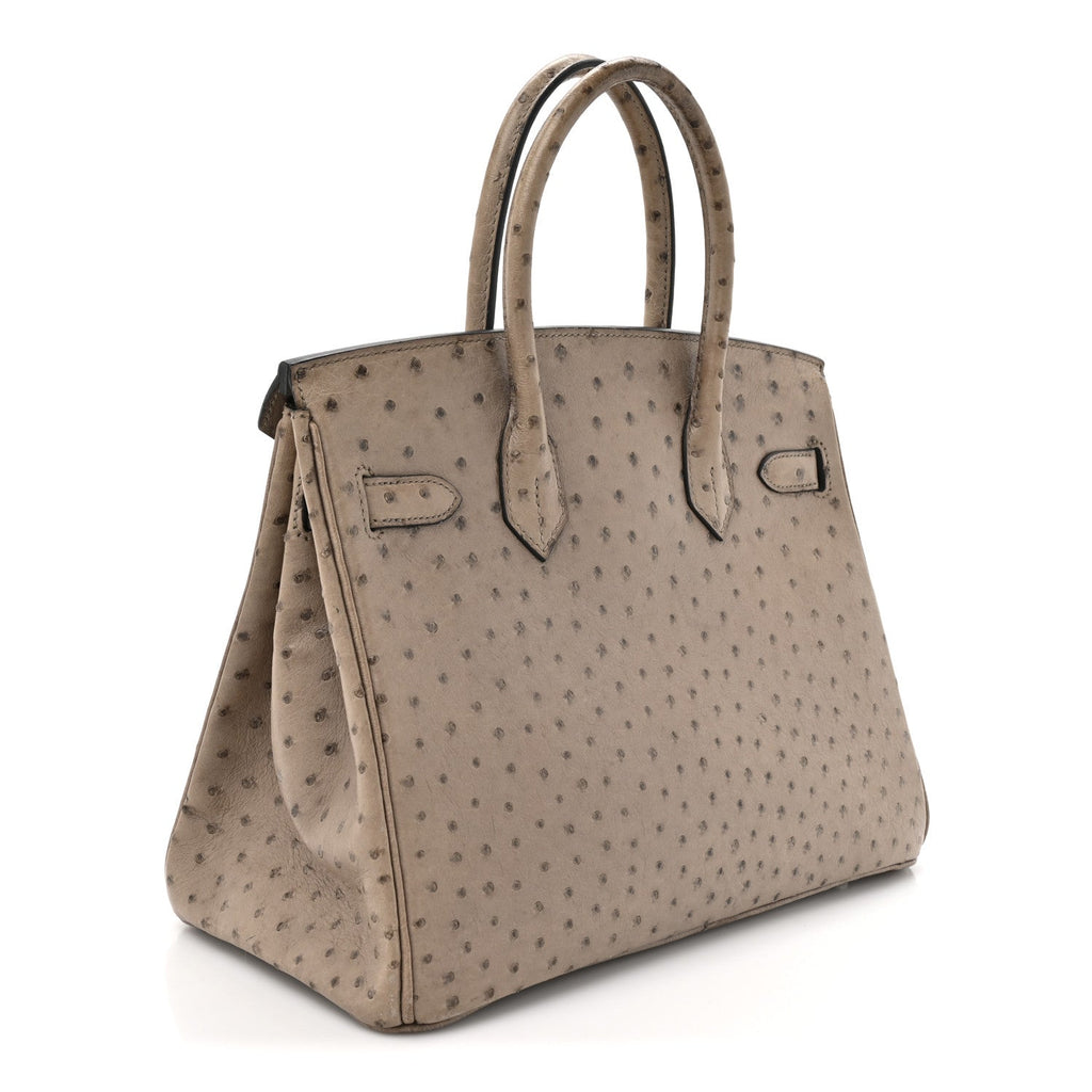 Ostrich Birkin 30 Mousse