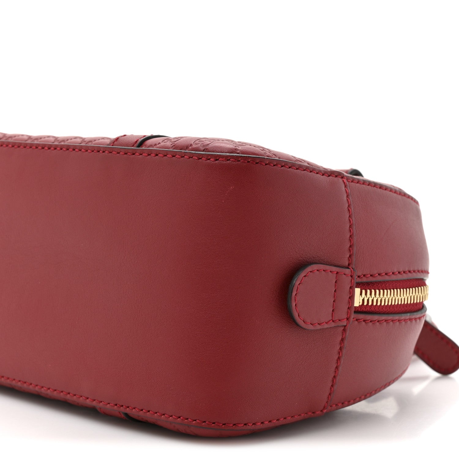 Soft Microguccissima Small Crossbody Bag Rosso