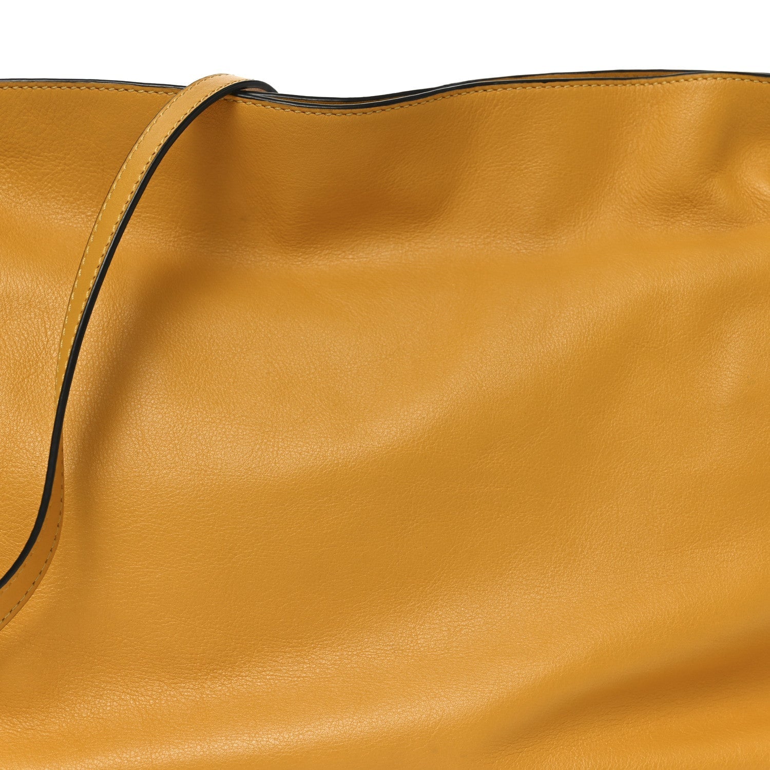 Nappa Medium Flamenco Knot Bag Mustard