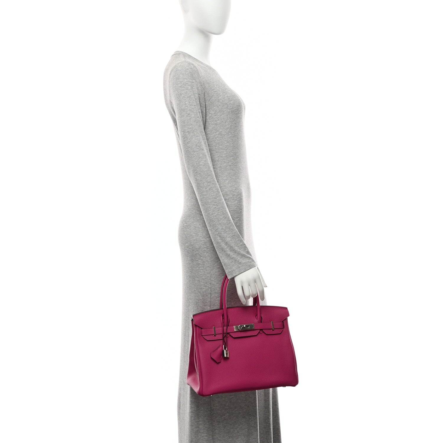 Togo Birkin 30 Rose Pourpre